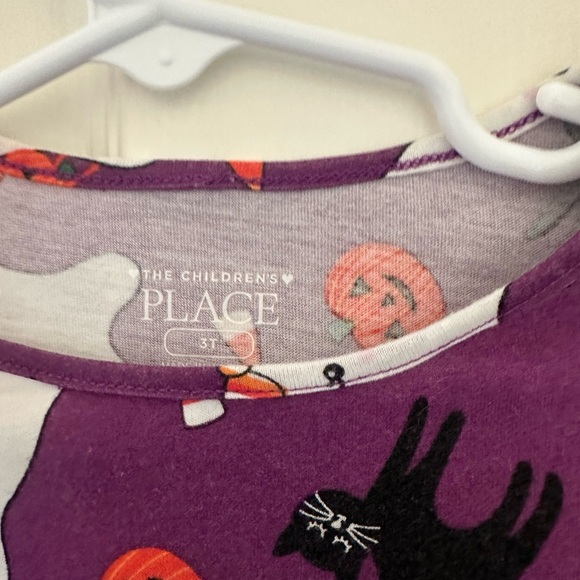 The Children's Place Purple Dress with Halloween Prints - Picture 2 of 2